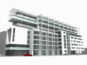 Mix-use building, Uhrova ul., Bratislava