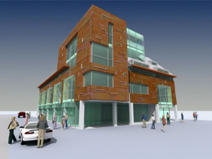 Mix-use building, Športová ul., Trnava