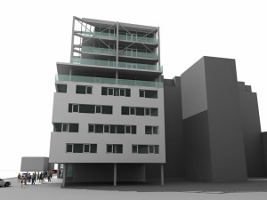 Mix-use building, Uhrova ul., Bratislava