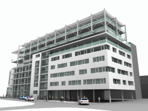 Mix-use building, Uhrova ul., Bratislava